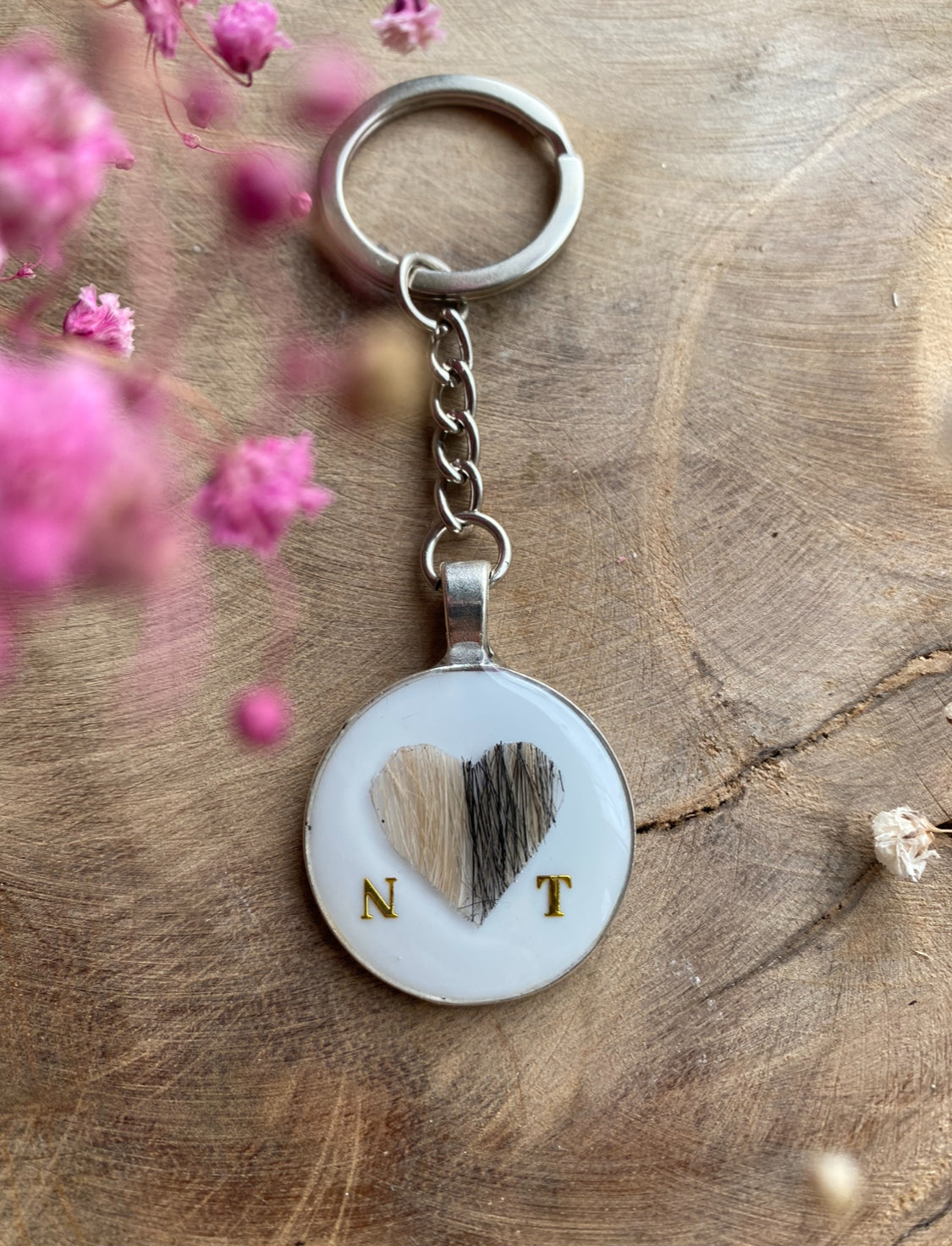 Porte Clé Insert Coeur