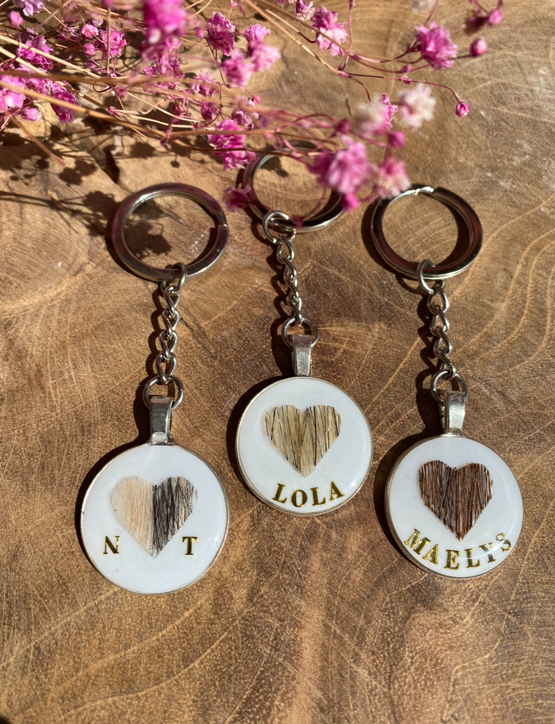 Porte Clé Insert Coeur